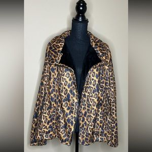 NEW WITH TAGS 3XL Plus Size Boutique Leopard Jacket